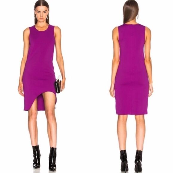 Helmut Lang Womens Sz Small Asymmetric Tank Dress - Picture 1 of 10